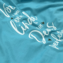 Camiseta Feminina Turquesa Você é Uma Ideia Linda