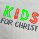 T-Shirt Infantil Off White Aplique Kids For Christ