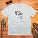 Camiseta Masculina Branca My Super Dad