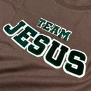 Camiseta Feminina Marrom Team Jesus Veludo