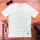 Camiseta Masculina Off White Cruz Prata Jesus Cristo