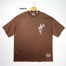 Oversized Marrom Full Cruz Foi Por Você!