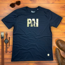 Camiseta Masculina Preta Pai Filhos Dourado