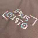 Moletom Marrom Jesus Cristo Holográfico