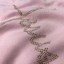 Moletom Rosa Jesus Strass