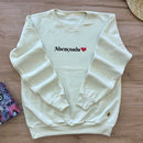 Moletom Off White Abençoada