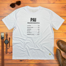 Camiseta Masculina Branca Pai Ingredientes