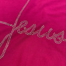Camiseta Feminina Pink Jesus Strass