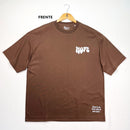 Oversized Marrom Full Jesus Is The Hope