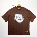 Oversized Marrom Deus É Bom O Tempo Todo