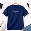 Camiseta Masculina Azul Tua Graça Me Basta