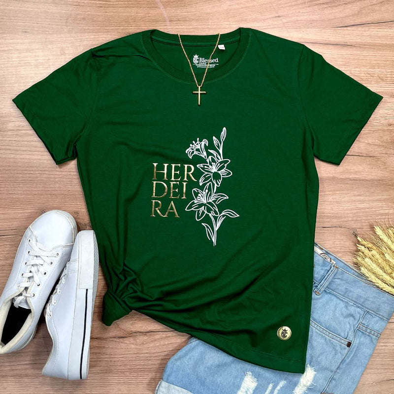 Camiseta Feminina Verde Herdeira
