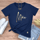 Camiseta Feminina Azul Mãe