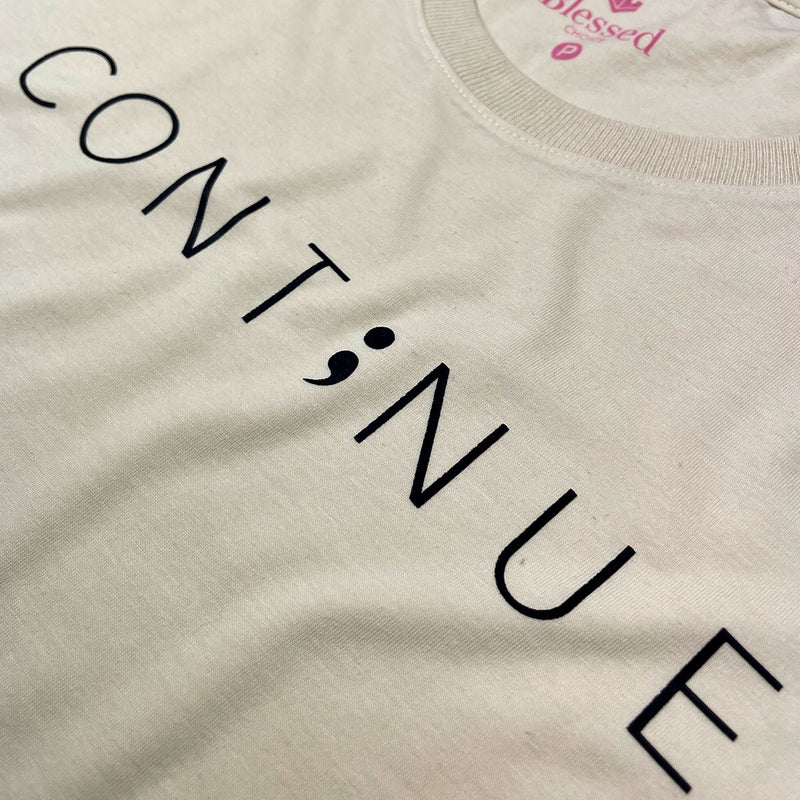 Camiseta Feminina Off White Continue