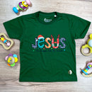T-Shirt Infantil Verde Jesus The Reason For The Season