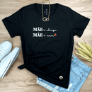 Camiseta Feminina Preta Mãe é Abrigo