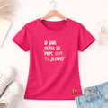 Camiseta Feminina Pink O Que Seria De Mim, Sem Ti, Jesus? 