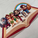 T-Shirt Infantil Off White Personagens Bíblicos