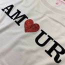 Camiseta Feminina Off White Amour
