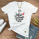 Camiseta Feminina Branca Mãe Mais Descolada do Mundo