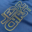 T-Shirt Infantil Azul Jesus Christ Star