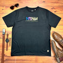 Camiseta Masculina Preta Aplique Camaleão Yeshua