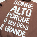 Moletom Canguru Com Capuz Marrom Sonhe Alto