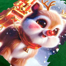 T-Shirt Infantil Verde Alce Baby Natal