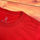 Camiseta Masculina Vermelha Meu Fardo é Leve