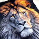 Camiseta Masculina Off White Leão Cinza