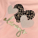 Camiseta Feminina Salmão Aplique Always