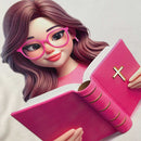 T-Shirt Infantil Off White Garota Bíblia