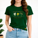 Camiseta Feminina Verde Deus faz Florescer