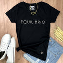 Camiseta Feminina Preta Equilibrio