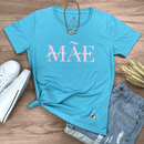 Camiseta Feminina Turquesa Mãe Puro Amor