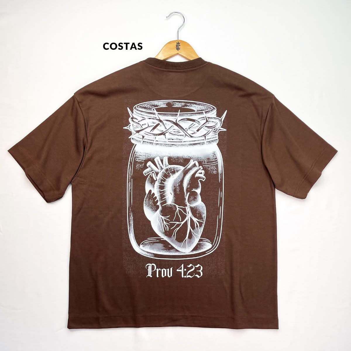 Oversized Marrom Full Guarda Teu Coração Prov 4:23