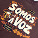 Oversized Marrom Full Somos a Voz