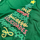 Camiseta Masculina Verde  Árvore Fé Paz Colors
