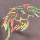 Moletom Marrom Aplique Leão Dourado