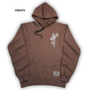 Moletom Canguru Com Capuz Marrom Foi Por Você!