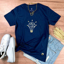Camiseta Feminina Azul Haja Luz