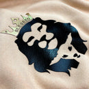 Moletom Caqui Coroa Cordeiro e Leão