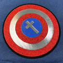 T-Shirt Infantil Azul Escudo Cruz