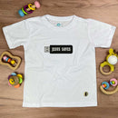 T-Shirt Infantil Branca Pen Drive Jesus Saves