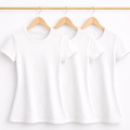 Kit 3 Camisetas Feminina Lisa Branca