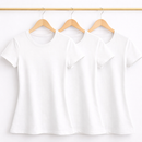 Kit 3 Camisetas Feminina Lisa Branca
