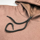 Moletom Canguru Com Capuz Marrom Jesus Never Fails