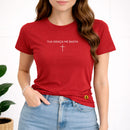 Camiseta Feminina  Vermelha Tua Graça Me Basta