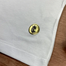 Camiseta Feminina Branca Jesus Nasceu Dourado