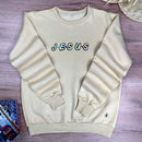 Moletom Caqui Aplique J.E.S.U.S